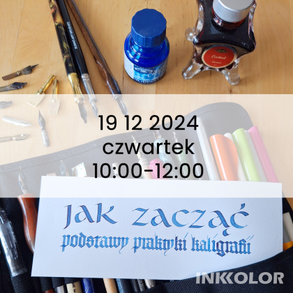 Jak zacząć? – kaligraficzne początki 19.12.2024, czwartek, 10:00-12:00