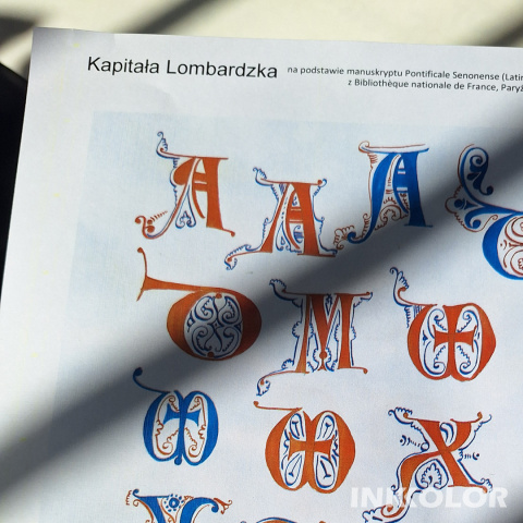 Wakacyjny Kurs kaligrafii: Lipiec - 4 wtorki - Wczesnogotyckie litery i zdobienia Wakacyjny Kurs kaligrafii: Lipiec - 4 wtorki - Wczesnogotyckie litery i zdobienia